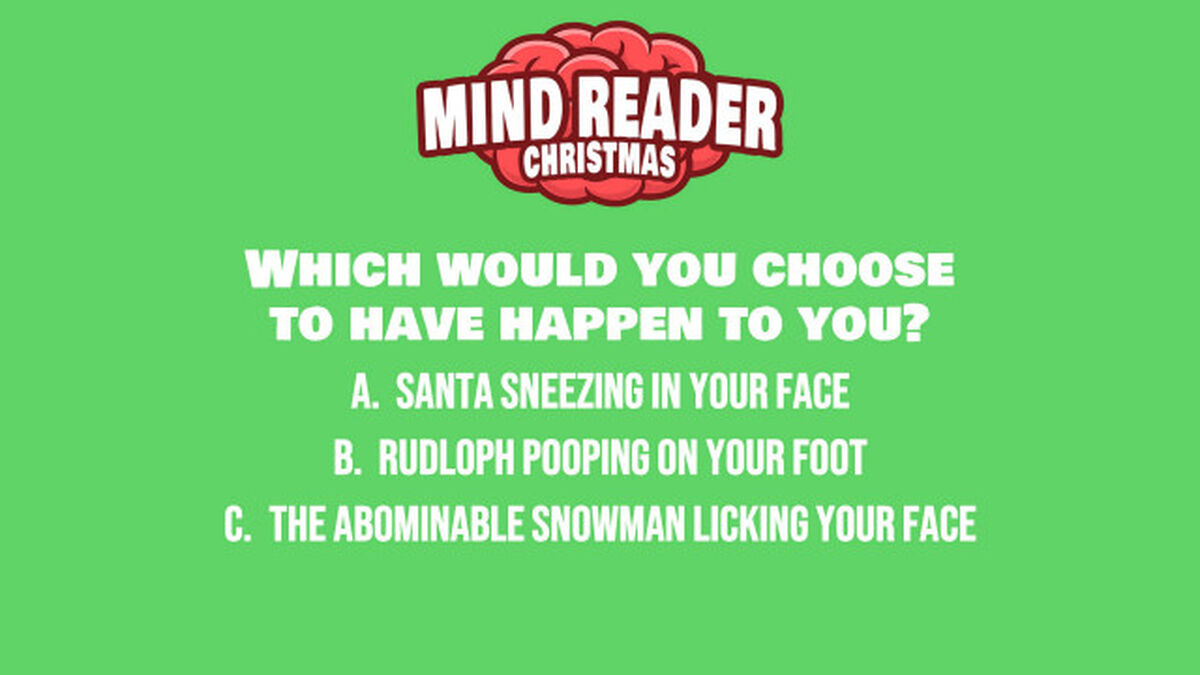 Mind Reader Christmas image number null